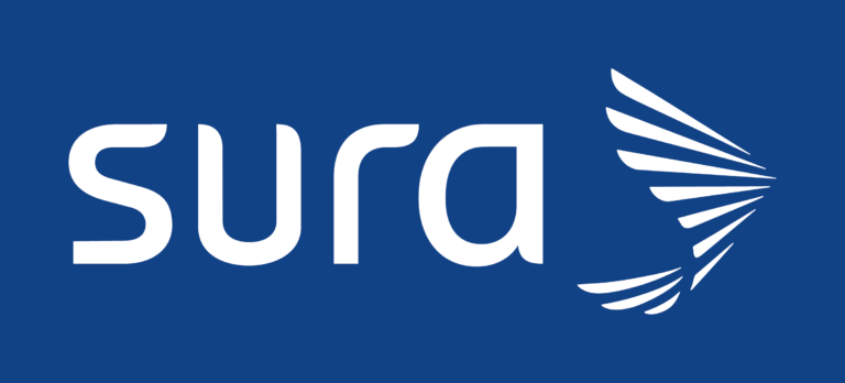 Logotipo SURA a una tinta- azul